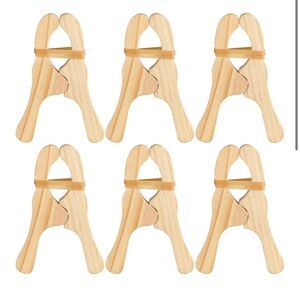 Set of 5 Fort Clips Wooden